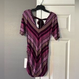 Jessica Simpson Maternity Purple Stripe Top